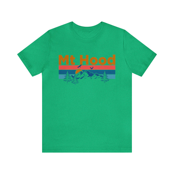 Mt Hood, Oregon Shirt - Mountain Sunset Unisex Mt Hood T-Shirt