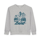 Bend, Oregon Toddler Sweatshirt - Bend Toddler Crewneck Sweatshirt-2