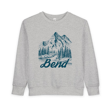 Bend, Oregon Toddler Sweatshirt - Bend Toddler Crewneck Sweatshirt - 0