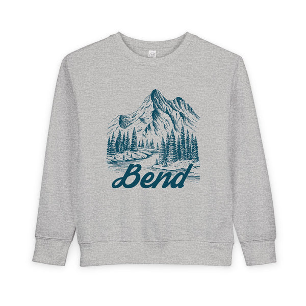 Bend, Oregon Toddler Sweatshirt - Bend Toddler Crewneck Sweatshirt