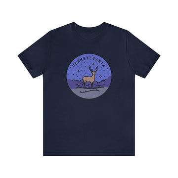 Buy navy Pennsylvania T-Shirt - Unisex Pennsylvania Shirt