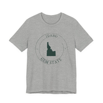 Buy athletic-heather Idaho T-Shirt — State Graphic Tee