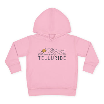 Buy pink Telluride, Colorado Toddler Hoodie - Unisex Telluride Toddler Sweatshirt