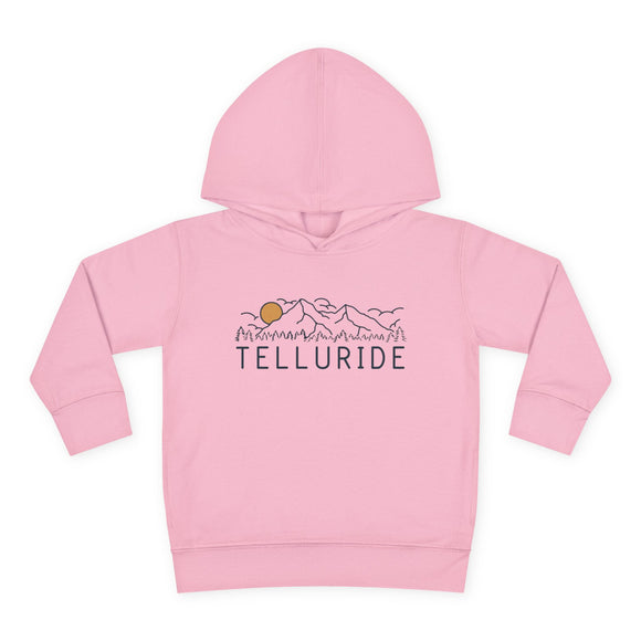 Telluride, Colorado Toddler Hoodie - Unisex Telluride Toddler Sweatshirt