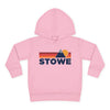 Stowe, Vermont Toddler Hoodie - Unisex Mountain Stowe Pullover Sweatshirt, Kids Hooded Jumper, Vermont Souvenir