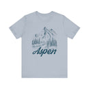 Aspen, Colorado Graphic Tee - Mountain Illustration Aspen T Shirt-4