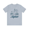 Aspen, Colorado Graphic Tee - Mountain Illustration Aspen T Shirt