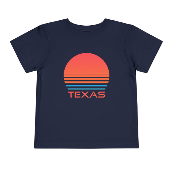 Texas Toddler T-Shirt - Retro 80s Unisex Toddler Texas Shirt