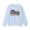 Park City, Utah Sweatshirt Retro Mountains, Park City Unisex Graphic Crewneck-4