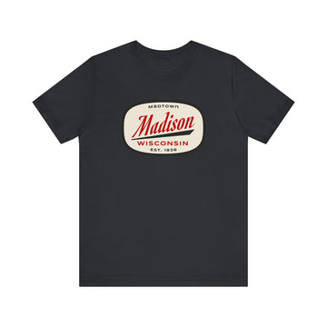 Buy vintage-black Madison, Wisconsin T-Shirt - Retro Unisex Madison Shirt
