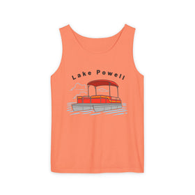 Lake Powell Tank Top Unisex - Pontoon Boat - Comfort Colors - 100% Cotton