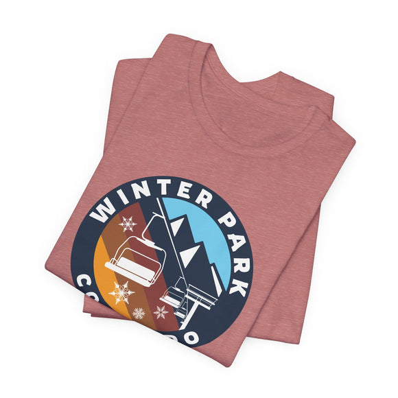 Winter Park, Colorado T Shirt - Retro Ski Lift Tee