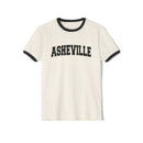Asheville, North Carolina Cotton Ringer Graphic Tee - Unisex Asheville T Shirt, Vintage Style Tee, Men's/Women's Tee-2