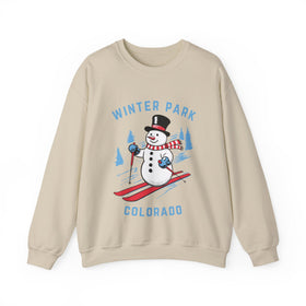 Winter Park, Colorado Sweatshirt - Ski Snowman Graphic Crewneck - 0