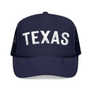 Kids Texas Trucker Hat - Youth Snapback Cap on white background