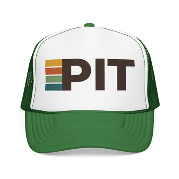 Buy kelly-white-kelly Pittsburgh, Pennsylvania Trucker Hat - PIT retro cap