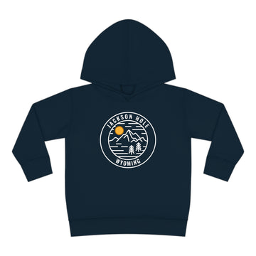 Jackson Hole, Wyoming Toddler Hoodie - Unisex Jackson Hole Toddler Sweatshirt - 0