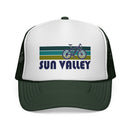 Sun Valley, Idaho Retro Bike Trucker Hat - Vintage Style Sun Valley Cap-3