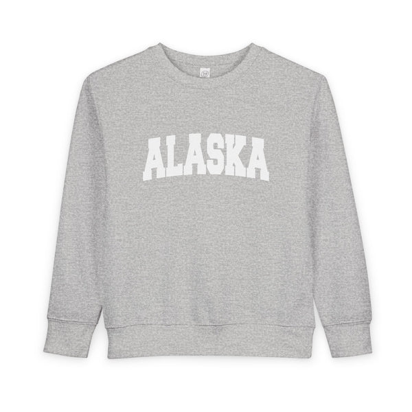 Alaska Toddler Sweatshirt - Alaska Toddler Crewneck Sweatshirt