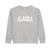 Alaska Toddler Sweatshirt - Alaska Toddler Crewneck Sweatshirt