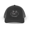 Chicago, Illinois Snapback Trucker Cap - Embroidered Chicago Hat