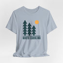 North Carolina T Shirt - Retro Trees North Carolina Tee-14