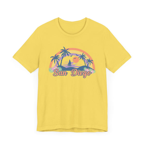 San Diego, California T-Shirt - Retro Beach Unisex San Diego Shirt