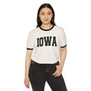 Iowa Cotton Ringer Graphic Tee - Unisex Iowa T Shirt, Vintage Style Tee, Men's/Women's Tee-8