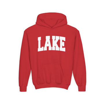 Buy red Lake Youth Hoodie - Kids Lake Hooded Sweatshirt