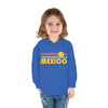 Mexico Toddler Hoodie - Retro Sunrise Unisex Mexico Toddler Sweatshirt