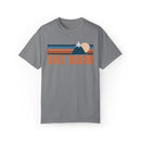 Ski Bum Graphic Tee, Comfort Colors Retro Unisex T shirt, Mountain Adventure Shirt-4