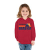 Alaska Toddler Hoodie - Unisex Mountain Pullover Sweatshirt, Kids Hooded Jumper, Alaska Souvenir