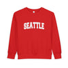 Seattle, Washington Sweatshirt - Seattle Toddler Crewneck Sweatshirt
