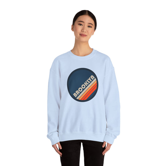 Brooklyn, New York Sweatshirt - Retro Graphic Crewneck