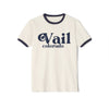 Vail, Colorado Cotton Ringer Graphic Tee - Unisex Vail T Shirt, Vintage Style Tee, Men's/Women's Tee