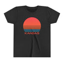 Kansas Youth Shirt - Retro 80s Kansas Kid's T-Shirt-3