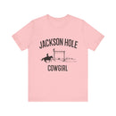 Jackson Hole, Wyoming Cowgirl Graphic Tee-6