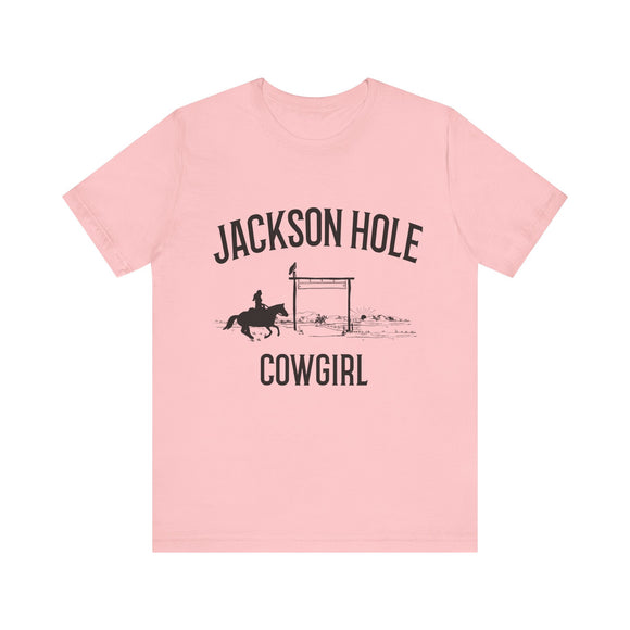 Jackson Hole, Wyoming Cowgirl Graphic Tee