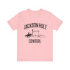 Jackson Hole, Wyoming Cowgirl Graphic Tee