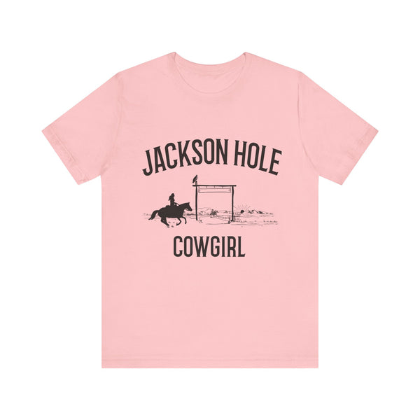 Jackson Hole, Wyoming Cowgirl Graphic Tee