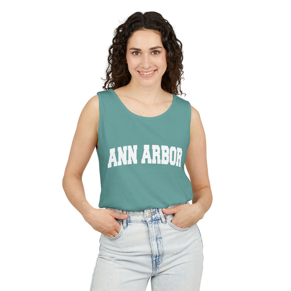 Ann Arbor, Michigan Tank Top Unisex | Comfort Colors - 100% Cotton