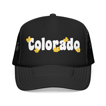 Colorado Foam Trucker Hat — Retro Daisy Logo Mesh Cap - 0