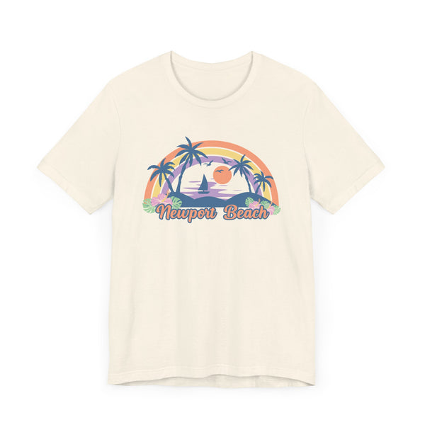 Newport Beach, California T-Shirt - Retro Beach Unisex Newport Beach Shirt