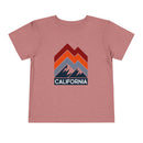 California Toddler T-Shirt - Retro Palm Tree Unisex Toddler California Shirt-1