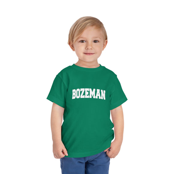 Bozeman, Montana Toddler Graphic Tee - Kids Bozeman Vacation Shirt