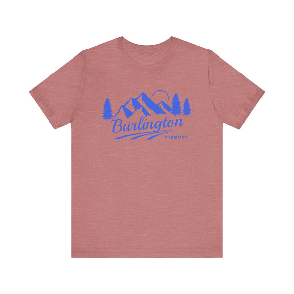 Burlington, Vermont T-Shirt - Retro Mountain Unisex Burlington Shirt