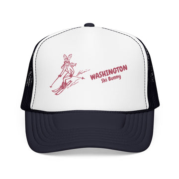 Buy navy-white-navy Washington Ski Bunny Foam Trucker Hat
