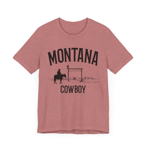 Montana Cowboy T Shirt - Montana Graphic Tee