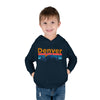 Denver Toddler Hoodie - Retro Mountain Sun Unisex Denver Toddler Sweatshirt