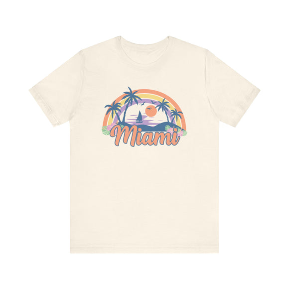 Miami, Florida T-Shirt - Retro Beach Unisex Miami Shirt